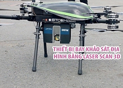 Thiết bị bay không người lái khảo sát địa hình bằng laser scan 3D xuất hiện tại TP HCM