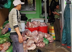 Tiêu hủy hơn tám tấn thịt lợn không rõ nguồn gốc