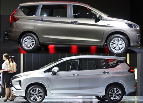 So sánh chi tiết Suzuki Ertiga 2019 với Mitsubishi Xpander