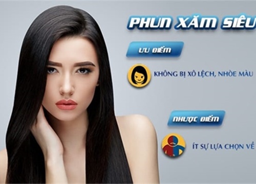 Xu hướng xăm chân mày không đau, có thể diện ra ngoài ngay sau 10 phút