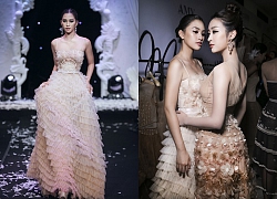 Chỉ với vài phút lướt đi trên sàn catwalk, chắc khó ai còn có thể chê Trần Tiểu Vy là "non" nữa