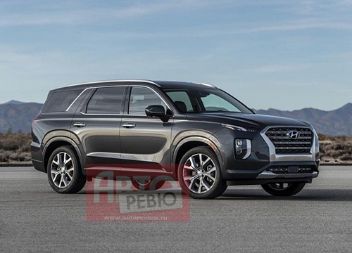 Hyundai Palisade - SUV siêu lớn của Hyundai lộ hình ảnh trước ngày ra mắt