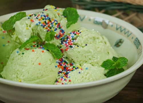 Kem bơ viên - Avocado Ice Cream