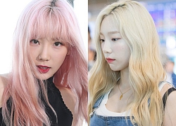 Không thể tìm ra một lỗ hổng nhan sắc của Taeyeon, đặc biệt là khi cô tẩy tóc