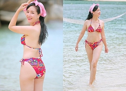 Nghệ sĩ Chiều Xuân "gây sốt" với dáng chuẩn khi diện bikini ở tuổi 52