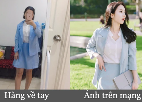 "Phũ hơn người yêu cũ" là mua hàng online: Cô gái hí hửng order set đồ điểm 10 thanh lịch, về tay bị chê chất vải như bao nilong đựng rau ngoài chợ