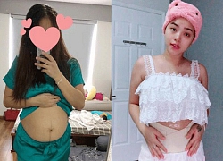 Sau sinh con, thành tích giảm 13kg của Đặng Thu Thảo vẫn còn thua xa mẹ bỉm 3 con này