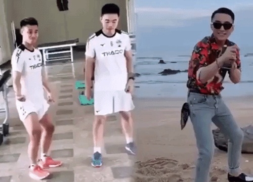 Clip: Bắt trend 'nhanh như chớp', Xuân Trường - Văn Thanh cover 'vũ điệu đau tay' trong 'Hãy trao cho anh' (Sơn Tùng)