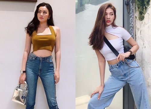 Crop top, quần ống lửng "thống trị" street style sao Việt tuần qua