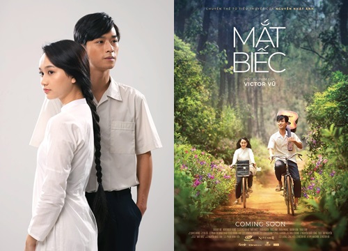 "Mắt Biếc" tung teaser poster đẹp như mộng nhưng điều cư dân mạng chú ý lại là rừng hoa sim