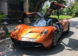 Siêu xe Pagani Huayra của Minh nhựa ra biển số