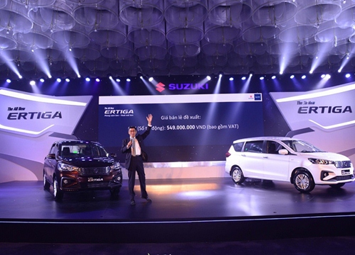 Suzuki Ertiga 2019 giá từ 499 triệu, vừa ra mắt đã cháy hàng