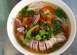 Bún mực lạ miệng ở vùng đất "hoa vàng, cỏ xanh"