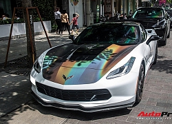 Chevrolet Corvette C7 Stingray đổi màu độc đáo - Cách đại gia Hà Nội tạo sự chú ý tại Sài Gòn