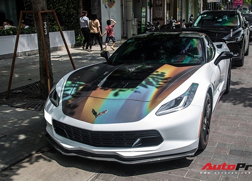 Chevrolet Corvette C7 Stingray đổi màu độc đáo - Cách đại gia Hà Nội tạo sự chú ý tại Sài Gòn