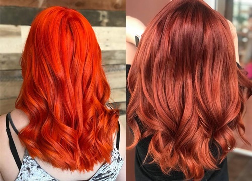 Loạt màu tóc đỏ cam siêu nịnh da dành cho con gái châu Á