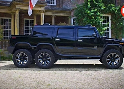 Quái vật Hummer H2 độ 6 bánh này là cơn ác mộng đối với SUV thông thường