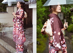 Á hậu Lệ Hằng diện kimono, hào hứng khám phá thành cổ Kyoto