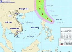 Áp thấp nhiệt đới ở phía Đông đảo Luzon đã mạnh lên thành bão