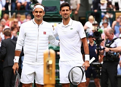 Federer thẫn thờ nhìn Djokovic nâng cup tại Wimbledon