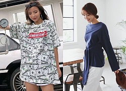 Muốn đẹp lên vài phần, nàng "bụng mỡ" nhất định phải chọn áo oversize hay tối màu