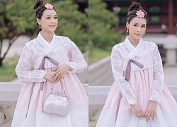 Nhan sắc trong trẻo của Sam khi diện Hanbok, dạo chơi ở Hàn Quốc