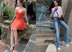 Thúy Vi khoe street style phô diễn 'vựa hoa quả' quá đà lại già hơn hẳn Chi Pu dù kém 5 tuổi