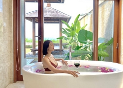 Á hậu Hà Thu "lột xác" gợi cảm trong chuyến du ngoạn Bali