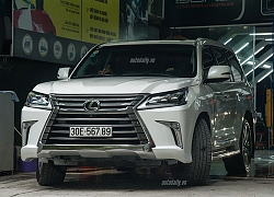 Choáng váng dàn xe Lexus LX570 biển số siêu đẹp