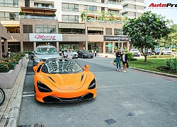 Đàm Thu Trang - vợ sắp cưới của doanh nhân Nguyễn Quốc Cường tự tin cầm lái siêu xe McLaren 720S