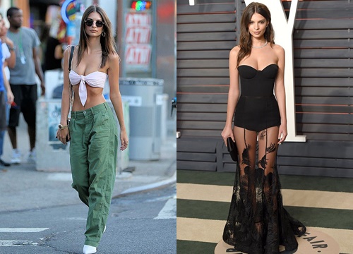 Gu mặc hở ngực của chân dài nội y Emily Ratajkowski