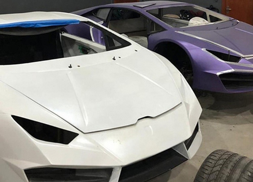 Làm giả siêu xe Lamborghini,Ferrari bán giá rẻ