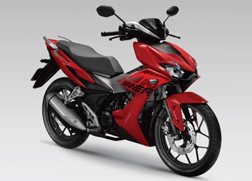 Ngắm Honda Winner X 2019 màu đỏ bạc đen, giá 45,99 triệu đồng