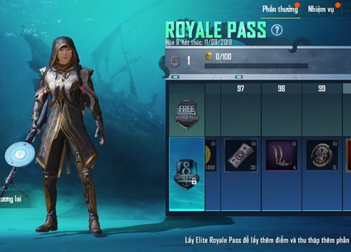 PUBG Mobile 0.13.5 chính thức ra mắt: Royale Pass mùa 8, skin Alan Walker, súng PP-19 Bizon,...