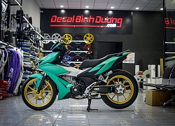 Biker Bình Dương độ Winner X, gắp đơn, cặp mâm vàng bắt mắt