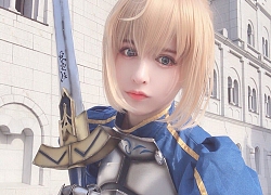 Cosplay nàng Saber nổi tiếng của series Fate