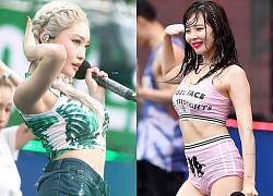 Cùng khoe hình thể gợi cảm ở lễ hội Waterbomb hot nhất xứ Hàn: Hyuna lộ vòng mông &#8220;nhức mắt&#8221;, đàn em Chungha được khen hết lời