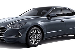 Hyundai Sonata Hybrid 2020 trang bị tấm pin mặt trời trên nóc xe