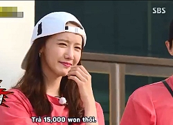 Khổ thân Yoona (SNSD), đi "Running Man" bị ướt tèm lem còn phải mất thêm tiền!