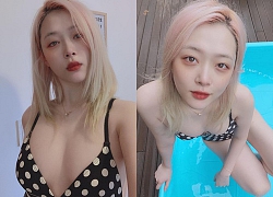 'Mỹ nữ thị phi' Sulli diện bikini, tạo dáng gây tranh cãi