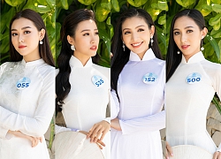 Thí sinh Miss World Việt Nam khoe vẻ đẹp duyên dáng trong tà áo dài trắng