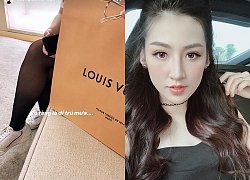 Á hậu Tú Anh đi trú mưa, tiện thể "mua sắm sương sương" đồ Louis Vuitton