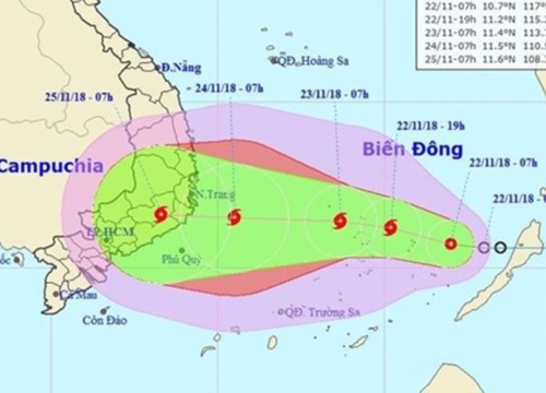 Áp thấp nhiệt đới có khả năng mạnh thành bão