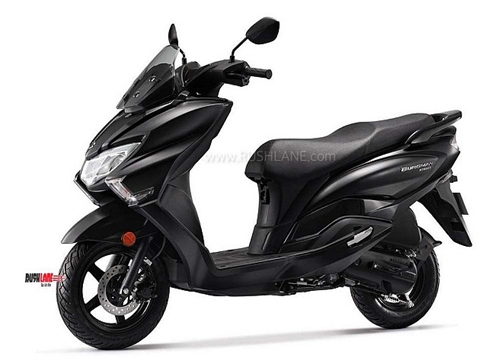 Suzuki Burgman Street nhận màu đen mờ Matte Black, thêm phần quý phái