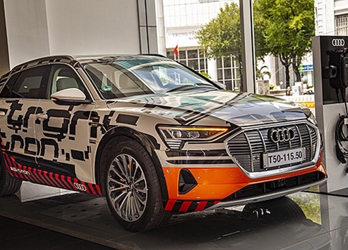 Xe điện hạng sang Audi e-tron có mặt tại Hà Nội