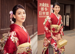 Mất 1 tiếng để mặc Kimono 200 triệu, Phương Khánh hóa gái Nhật đẹp ngỡ ngàng