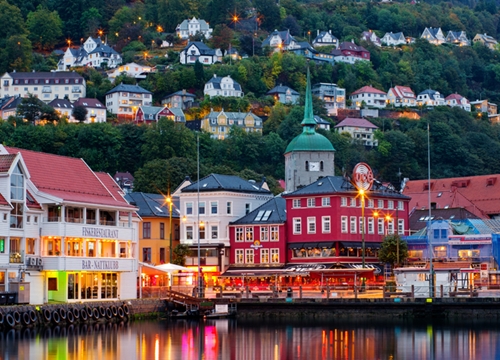 Bergen, thành phố của những cơn mưa