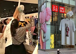 Hàng trăm người Trung Quốc túm tóc, xô đẩy nhau để mua đồ Uniqlo