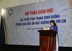 Cải thiện tình trạng dinh dưỡng thông qua bữa ăn học đường của trẻ em