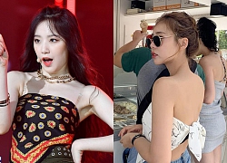 Được các idol lẫn hot girl lăng xê, mốt buộc khăn làm áo từ thời "ơ kìa" bỗng hot trở lại ở Hàn